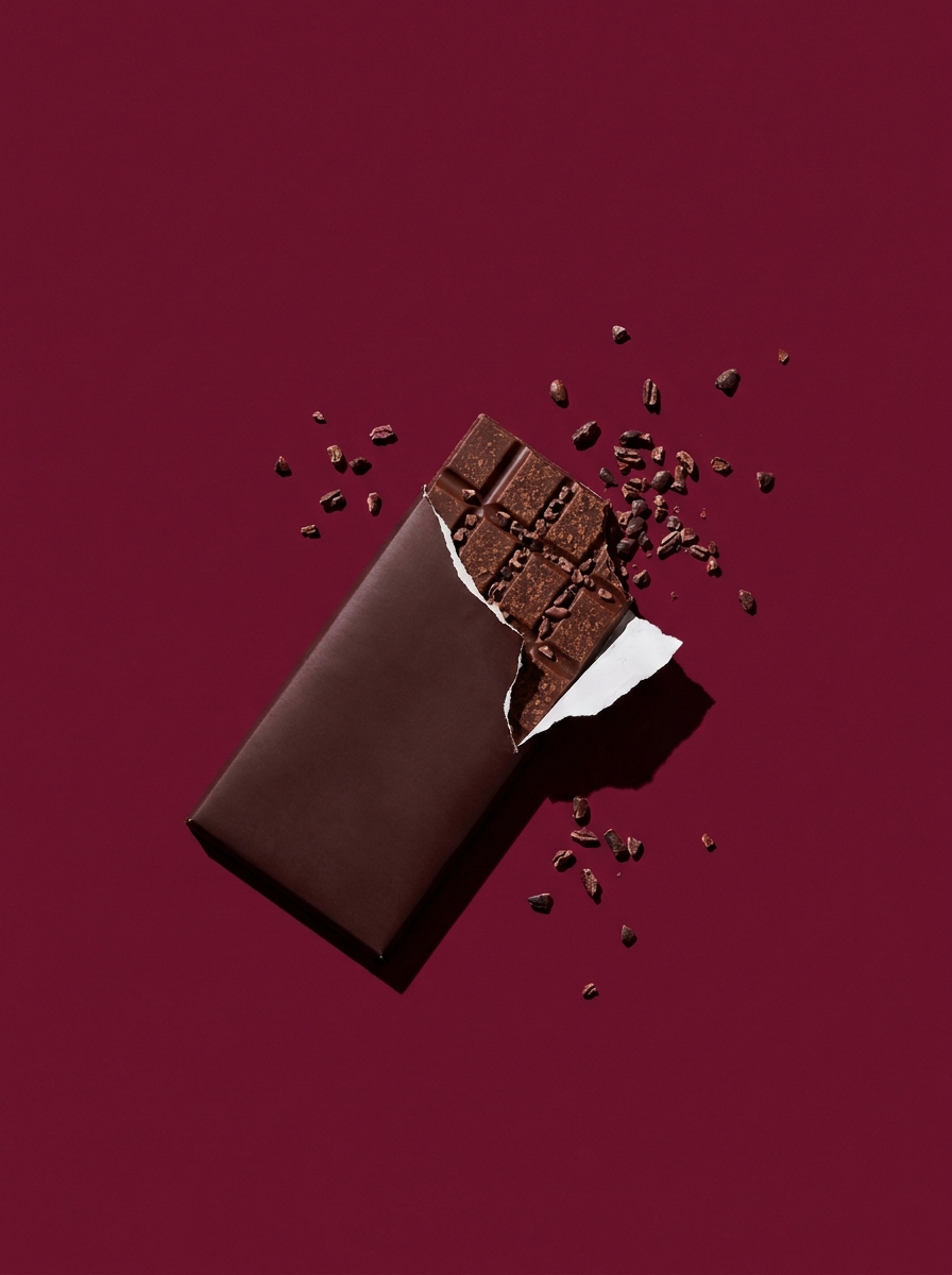 Branded chocolate wrapper designed with Felora