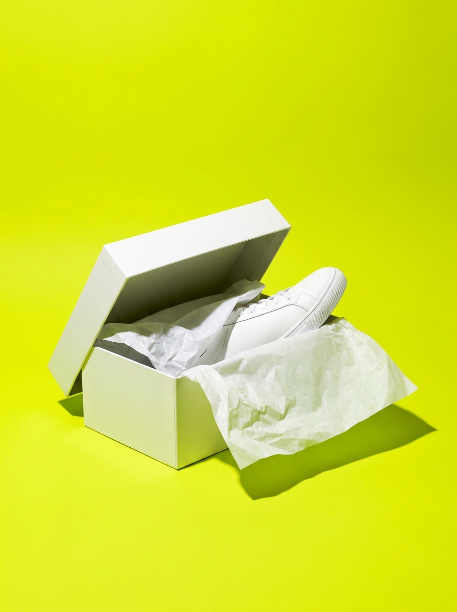 Branded shoebox designed with Felora